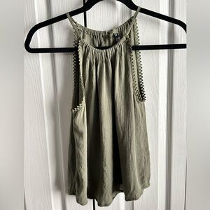 Flowy Lace Trim Tank